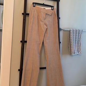 BCBG light tan fitted slacks